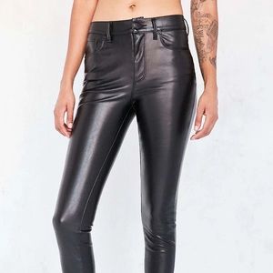 Urban outfitters BDG vegan leather cropped pants